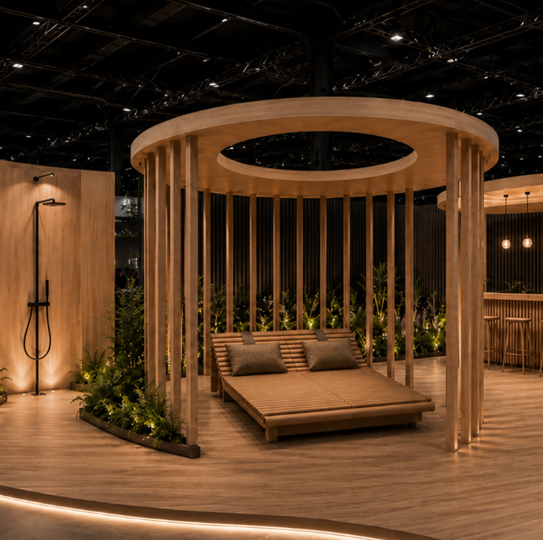Stand Efímero – Experiencia Material