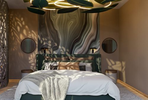 Diseño de habitación de hotel